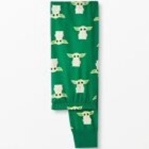 NWT Uni Hanna Andersson The Mandalorian Grogu Yoda Long John Pajama Bottom L
